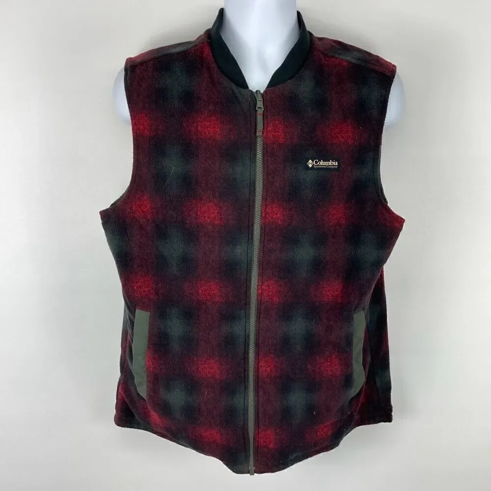 Columbia Reversatility Fleece Vest Mens Size Medium